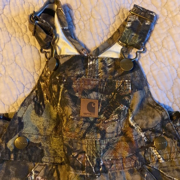 EUC baby carhartt overalls 6mo - Picture 2 of 5